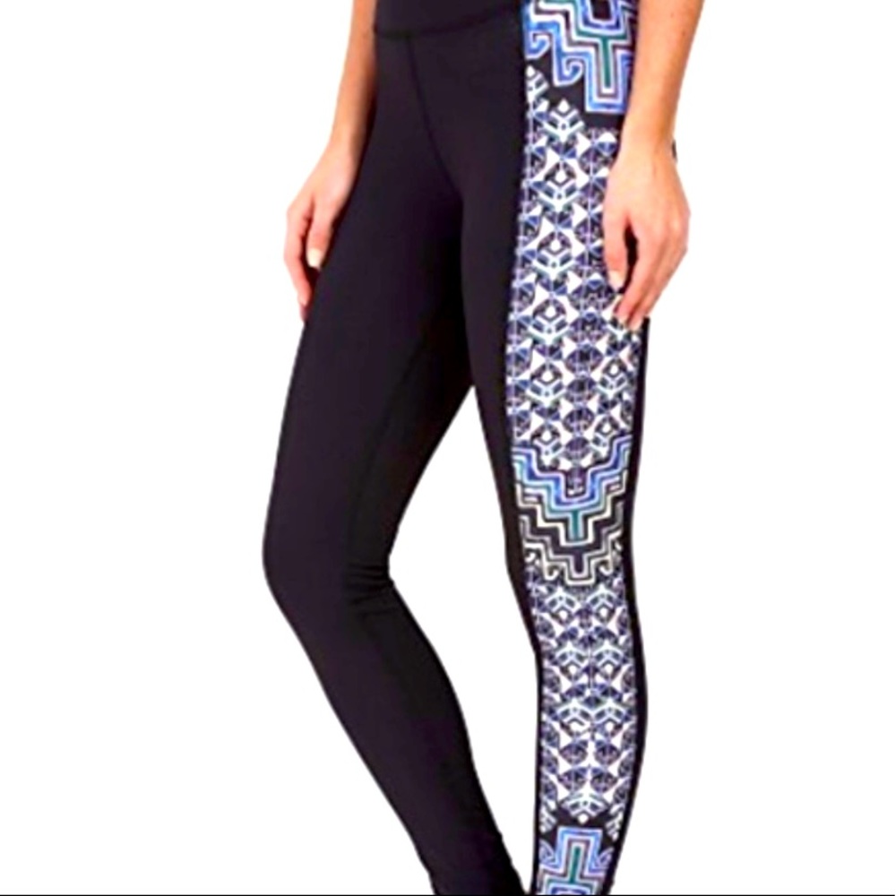Mara Hoffman panel long leggings size medium